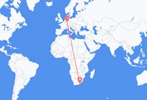 Flyrejser fra Øst London, Sydafrika til Frankfurt, Tyskland