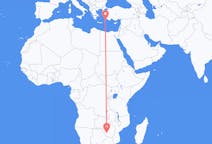 Flyg från Bulawayo, Zimbabwe till Rhodes, England, Grekland