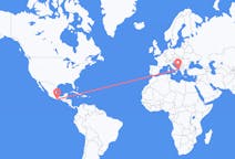 Flyreiser fra Puerto Escondido, Oaxaca, Mexico til Brindisi, Italia