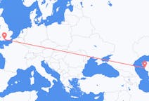 出发地 哈萨克斯坦出发地 阿克套前往英格兰的南安普敦的航班