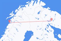 Vluchten van Kirovsk naar Bodø