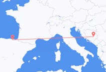 Loty z Sarajewo w Bośni i Hercegowinie do Bilbao w Hiszpanii
