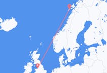 Flights from Leknes, Norway to Liverpool, England