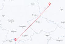 Flights from Thal, Switzerland to Poznań, Poland