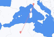 出发地 阿尔及利亚出发地 加尔达伊目的地 意大利比萨的航班