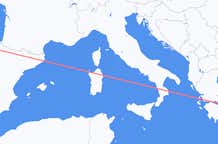 Vluchten van Vitoria, Spanje naar Athene, Griekenland