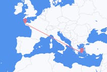 Flyrejser fra Paros til Brest