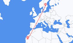 Flyrejser fra Atar, Mauretanien til Oerebro, Sverige