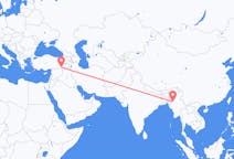 Flights from Kalay, Myanmar (Burma) to Mardin, Turkey
