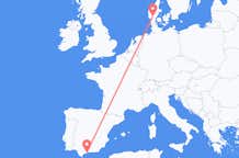 Flights from Málaga to Billund