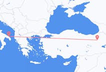 Fly fra Brindisi til Erzurum