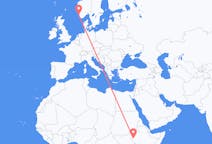 Flights from Gambela, Ethiopia to Stavanger, Norway