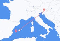 Flyreiser fra Ibiza, til Ljubljana