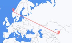 Flyg från Aksu City, Kina till Molde, Norge