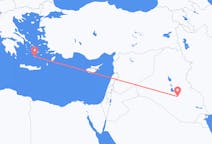 Flights from Najaf to Santorini