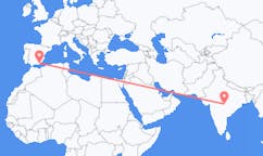 Flyreiser fra Nagpur, India til Almeria, Spania