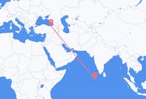 Flyg från Malé, Maldiverna till Trabzon, Turkiet