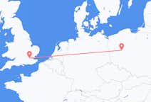 Flights from London to Poznan