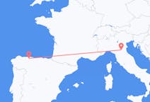 Flights from Asturias, Spain to Bologna, Italy