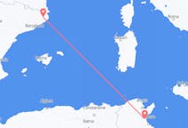 튀니지 엔피다에서 출발해 스페인 지로나로(으)로 가는 항공편