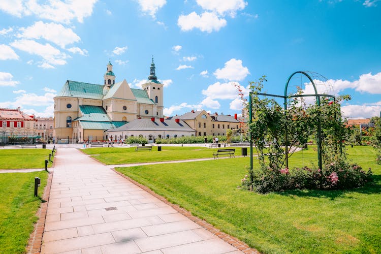 Photo of view of the Basilica in Rzeszow.