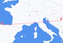 Vols de Santiago del Monte, Espagne pour Belgrade, Serbie