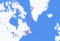 Flyreiser fra Sydney i Nova Scotia, til Ilulissat