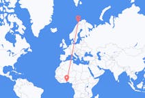 Flights from Lomé, Togo to Tromsø, Norway