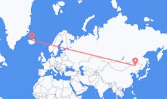 중국 다칭발 아이슬란드 아쿠레이리행 항공편