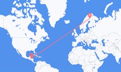 Flyreiser fra Útila, Honduras til Kolari, Finland