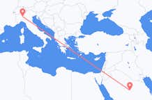 Flights from Al-Qassim Region to Milan