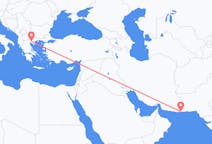 Vluchten van Gwadar, Pakistan naar Thessaloniki, Griekenland