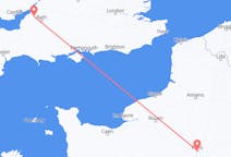 Flyreiser fra Paris, Frankrike til Bristol, England