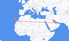 Flyreiser fra Hofuf, Saudi-Arabia til Las Palmas de Gran Canaria, Spania