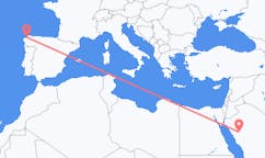 Flights from Al-`Ula to La Coruña