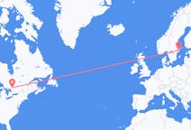 出发地 加拿大北灣目的地 瑞典斯德哥尔摩的航班