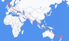 出发地 新西兰瓦卡塔尼前往苏格兰的阿伯丁的航班