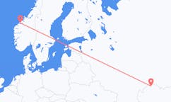 Loty z Uralsk, Kazachstan do Molde, Norwegia