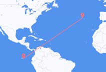 Flights from San Cristóbal Island, Ecuador to Terceira Island, Portugal