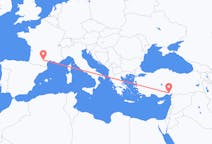 Voli da Castres, Francia ad Adana, Turchia