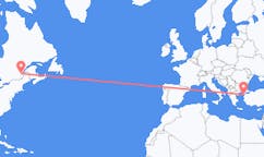Flights from Quebec City, Canada to Çanakkale, Turkey
