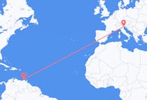 Flights from Porlamar, Venezuela to Venice, Italy