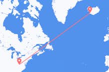 Flyreiser fra Hamilton, Canada til Reykjavík, Island