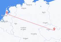 Flyg från Pardubice, Tjeckien till Amsterdam, Nederländerna