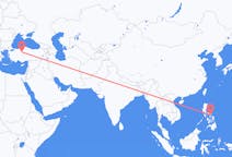 出发地 菲律宾黎牙實比市目的地 土耳其安卡拉的航班