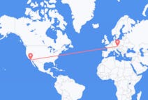 Flyreiser fra San Diego, USA til Linz, Østerrike