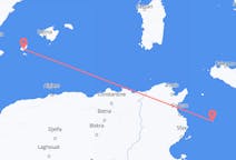 Flights from Lampedusa, Italy to Ibiza, Spain