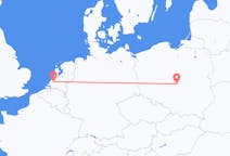 Fly fra Rotterdam til Łódź