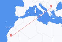 Flyg från Atar, Mauretanien till Sofia, Bulgarien
