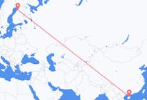 เที่ยวบิน จาก ไหโข่ว, จีน ไปยัง โอวลุ, ฟินแลนด์